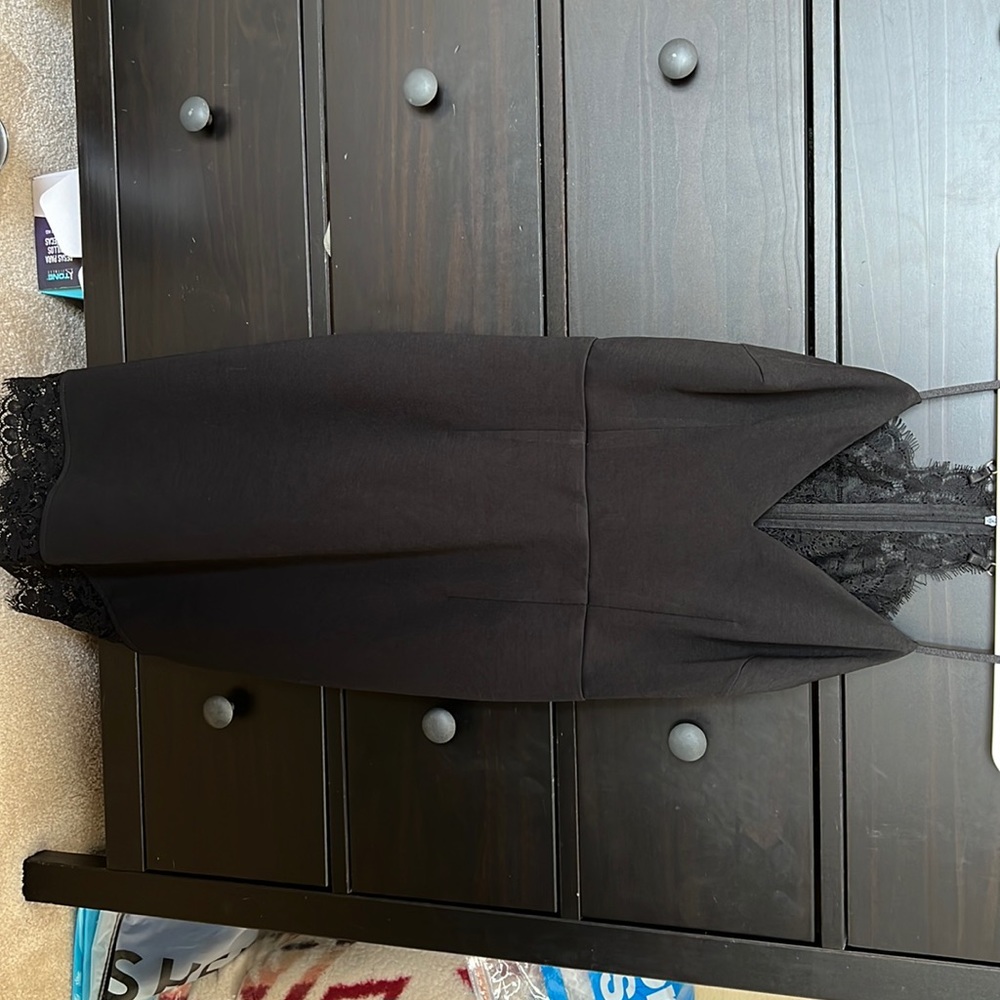 Lulu’s Black lace A-Line dress